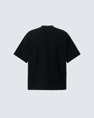 American Retro Studded Print Fashion T-Shirt
