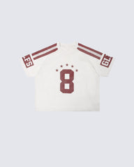 Vintage Wash Mesh Number Graphic Tee
