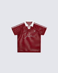 Vintage Mesh Number Graphic Polo Jersey Tee