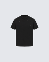 Studded Flame Spine T-Shirt