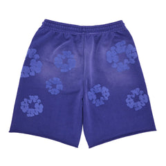 Denim Tears Mono Cotton Wreath Sweat Shorts 'Washed Blue'