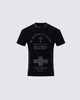 Vintage Fashion Niche Design Distressed T-Shirt