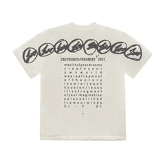 Travis Scott Cactus Jack For Fragment Manifest Tee White