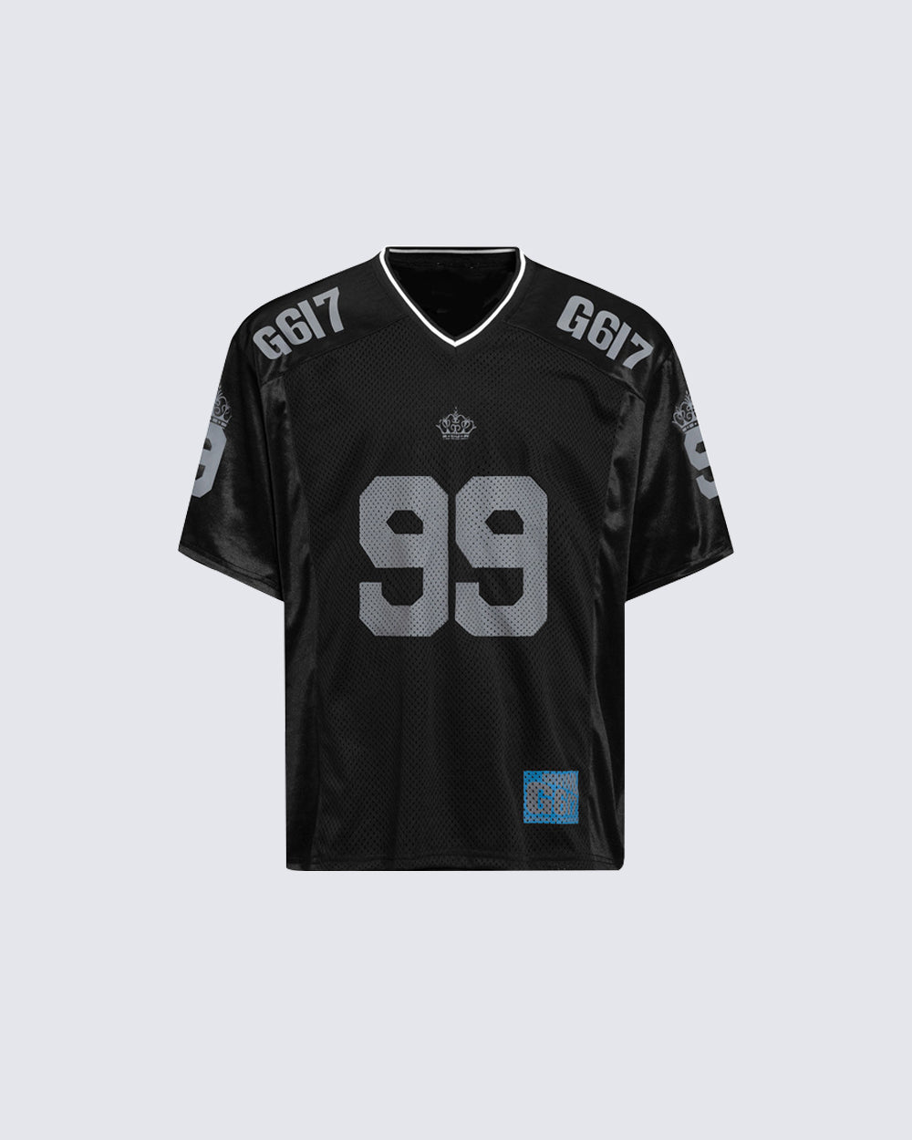 Retro-Inspired Oversized Football Jersey