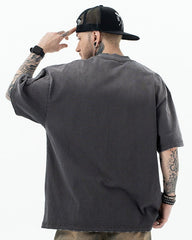 Distressed Gradient Vintage Short Sleeve T-shirt