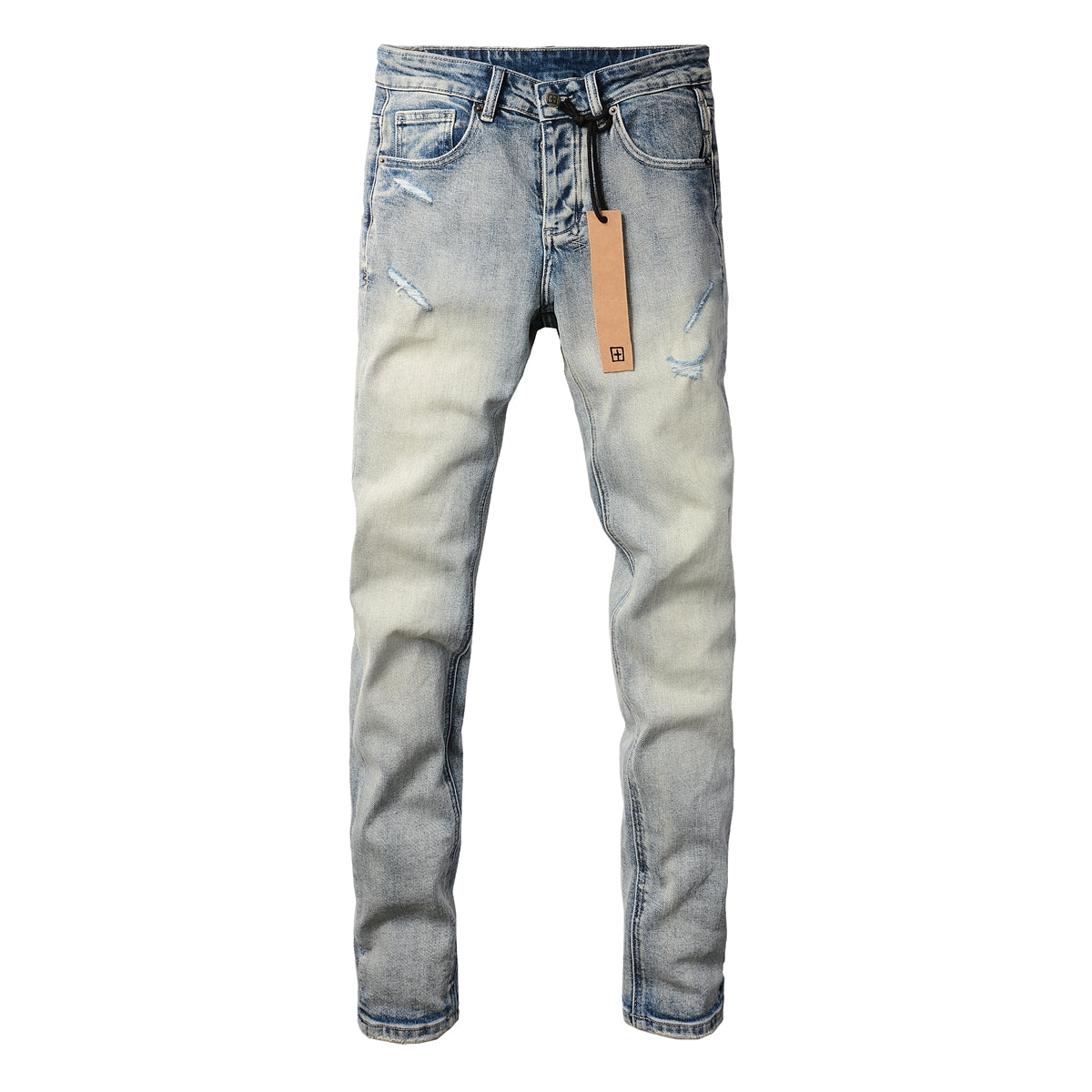 Versatile Light Blue Denim with Sleek Look 3009