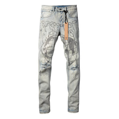 Timeless Gray Slim Fit Jeans 3013