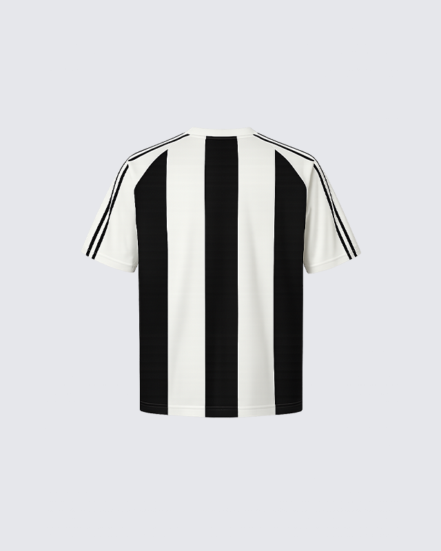 Bird Graphic Striped T-Shirt