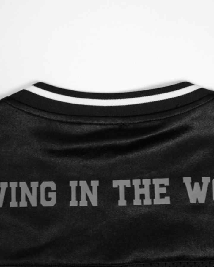 Retro-Inspired Oversized Football Jersey