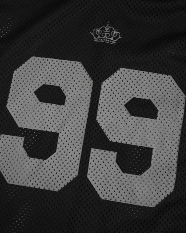 Retro-Inspired Oversized Football Jersey