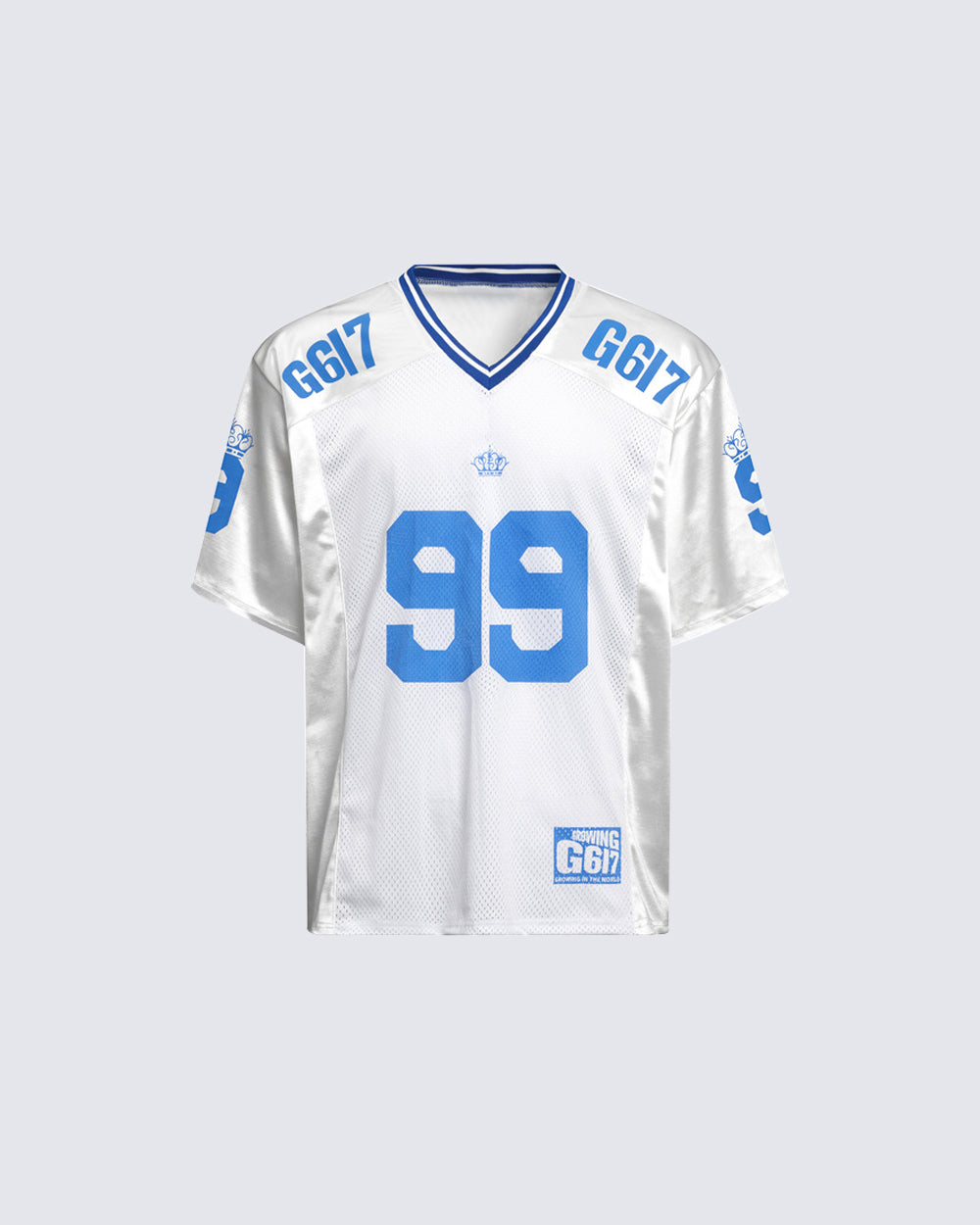 Retro-Inspired Oversized Football Jersey