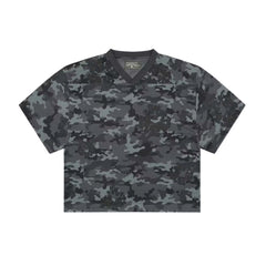 Denim Tears Camo Cotton Wreath Mesh Jersey Tee Black