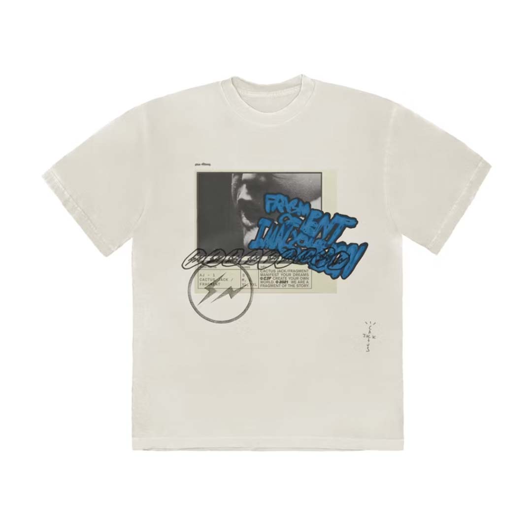 Travis Scott Cactus Jack For Fragment Manifest Tee White