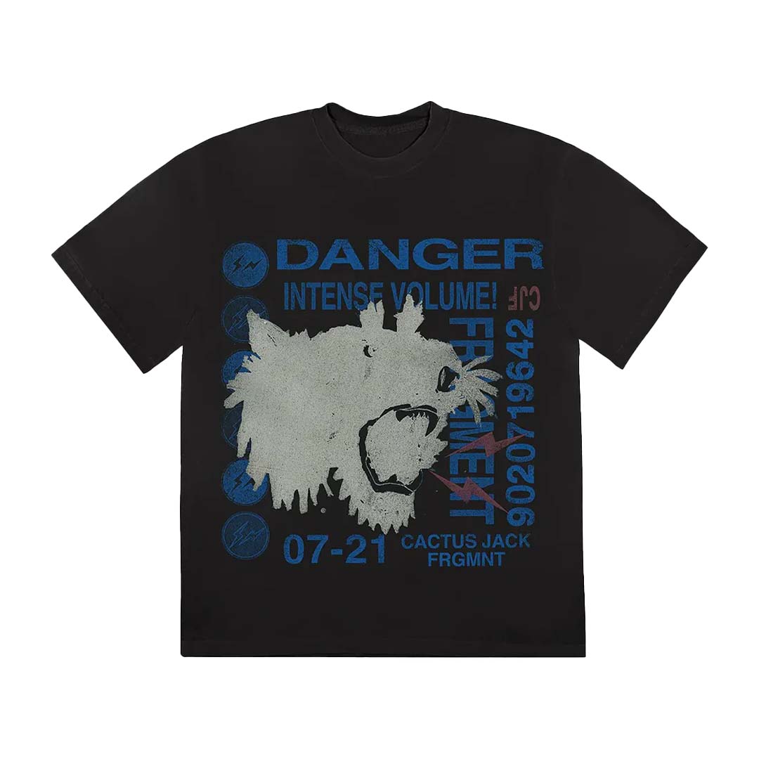 Travis Scott Danger Tee Black