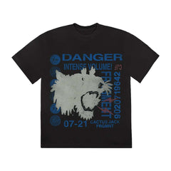 Travis Scott Danger Tee Black